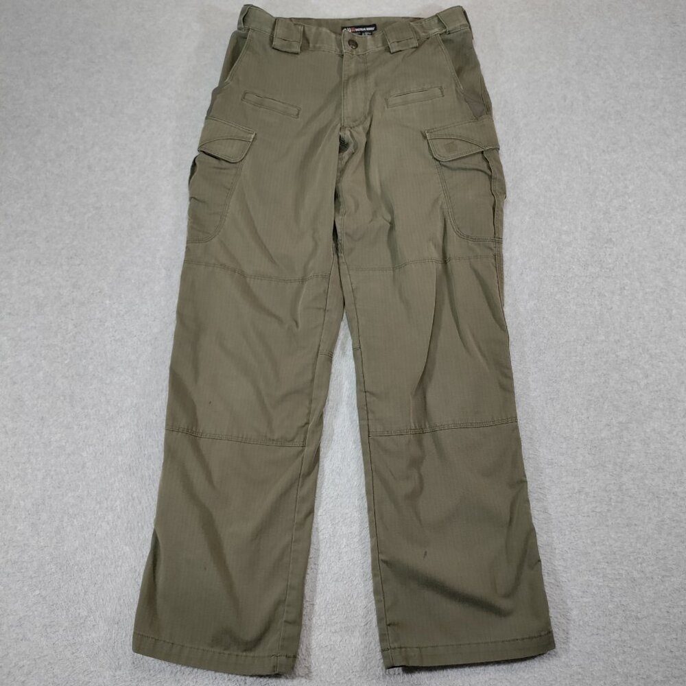 5.11 Tactical Stryke Pant Mens 28x30tag (30x29) Green Ripstop Cargo Paintball